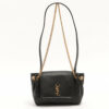 SaintLaurentParisLeatherChainshoulderbagBlack1