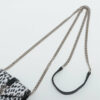 SaintLaurentParisLeatherChainshoulderbagBlackxWhite05