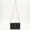 SaintLaurentParisMonogramLeatherChainwalletBlack1