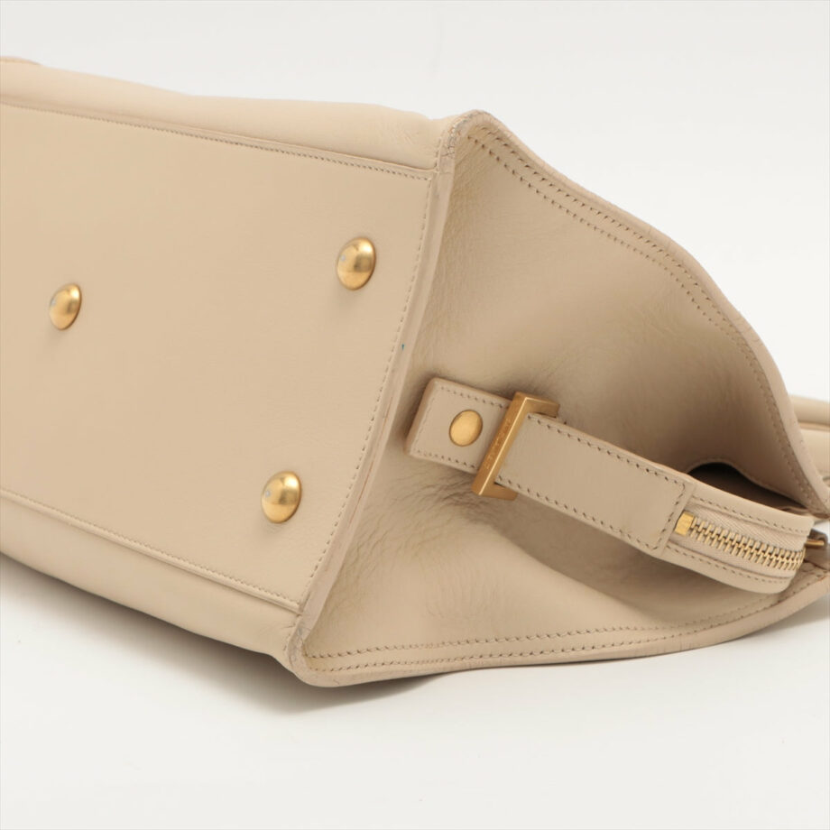SaintLaurentParisPetitCabasLeather2wayshoulderbagBeige3
