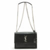 SaintLaurentParisSunsetMoccrocChainshoulderbagBlack1