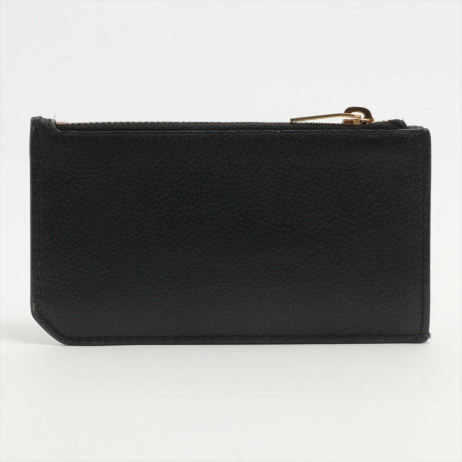 Saint Laurent Paris TGN637425 Leather Coin purse Black