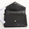 SaintLaurentParisVStitch393953LeatherChainwalletBlack3