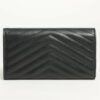 SaintLaurentParisVStitchGNC372264LeatherWalletBlack2