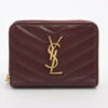 SaintLaurentParisVStitchGNC403723LeatherWalletBordeaux1
