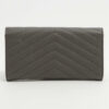 SaintLaurentParisVStitchGUE372264LeatherWalletGrey2