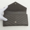 SaintLaurentParisVStitchGUE372264LeatherWalletGrey3