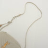 SaintLaurentParisVStitchLeatherShoulderbagBeige5