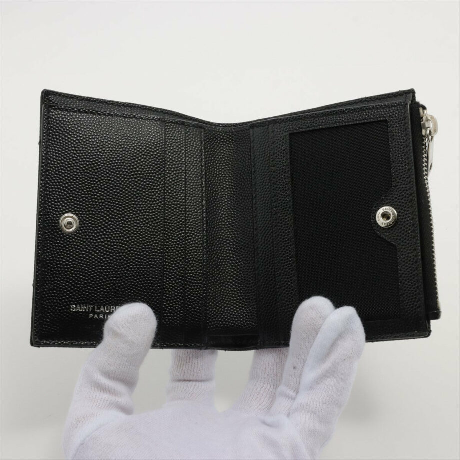 Saint Laurent Paris YBI575879 Leather Wallet Black