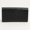 SaintLaurentParisYSLlogoLeatherWalletBlack2