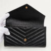 SaintLaurentParisYSLlogoLeatherWalletBlack3