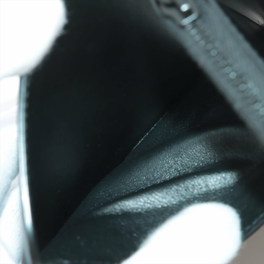Saint Laurent Paris YSL logo Leather Wallet Black