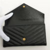 SaintLaurentVStitchGUE372264LeatherWalletBlackFewflaps3