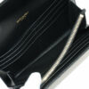 SaintLaurentVStitchGUE372264LeatherWalletBlackFewflaps5