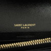 SaintLaurentVStitchGUE372264LeatherWalletBlackFewflaps7