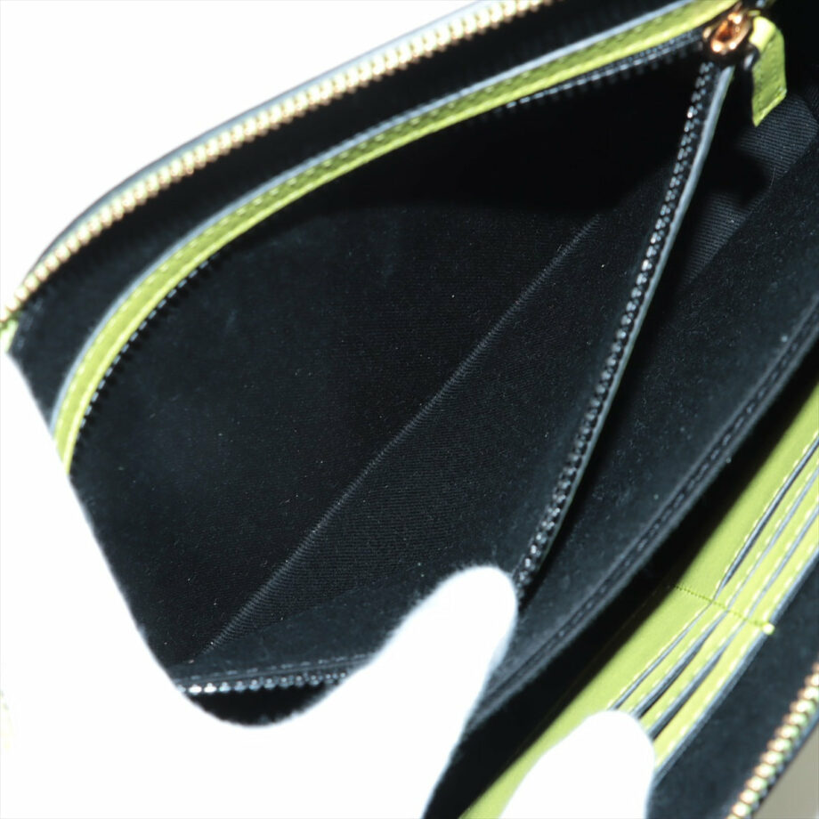 VERSACE Leather Clutch bag Green