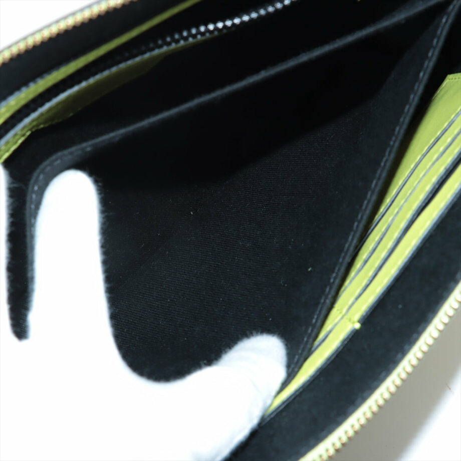 VERSACE Leather Clutch bag Green