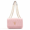 VERSACEVirtusLeatherChainshoulderbagPink1