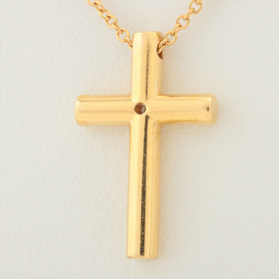Tiffany Cross diamond Necklace 750