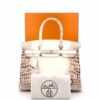 Birkin Handbag Himalaya Niloticus Crocodile with Palladium Hardware 302