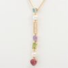 Bvlgari Allegra Multicolor diamond Pearl Necklace 7501 (1)