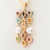 Bvlgari Allegra Multicolor diamond Pearl Necklace 7502