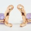Bvlgari Parentesi Cocktail Amethyst diamond Earings 750(PG) 13.9g4