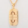 Bvlgari Parentesi Necklace 750(YG) 15.1g1