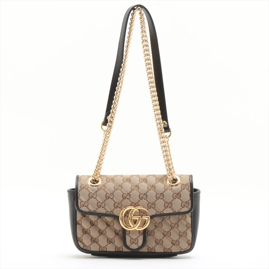 Gucci GG bag Canvas GG Marmont Canvas & leather