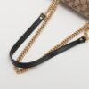 Gucci GG Canvas GG Marmont Canvas & leather Chain shoulder bag Brown 4467444