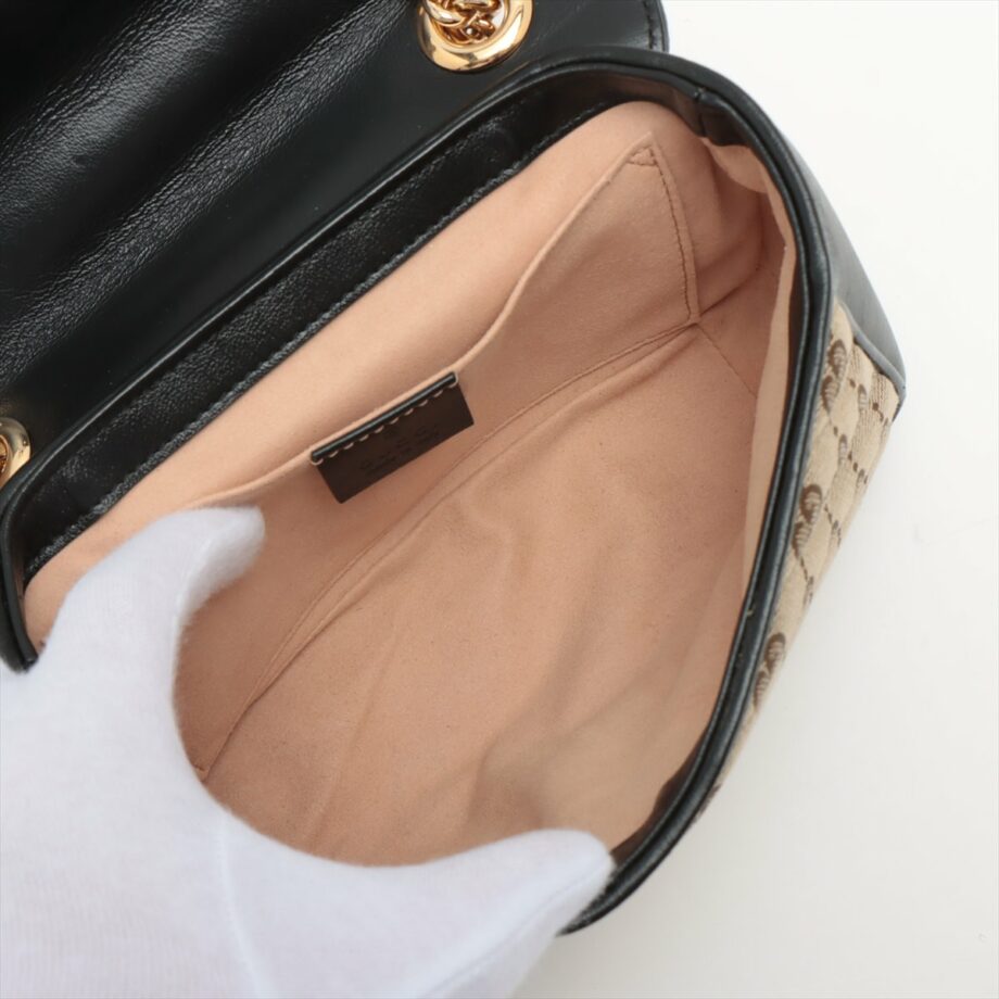 Gucci GG bag Canvas GG Marmont Canvas & leather