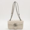 Gucci GG Marmont Leather Chain shoulder bag White 4434971