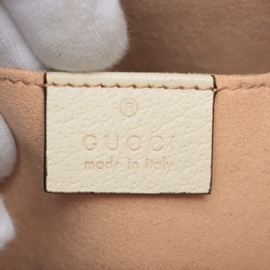 Gucci GG shoulder bag Supreme Padlock Small Chain Beige 498156