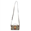 Gucci GG Supreme Shelly PVC & leather Jewelry case Beige 649582 Lame adherence1