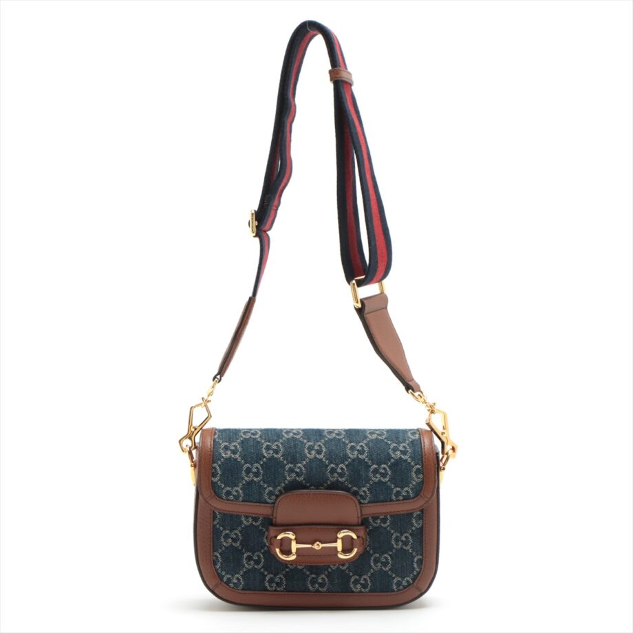 Gucci HOSE BIT 1955 Canvas & leather Shoulder bag Brown 6585741