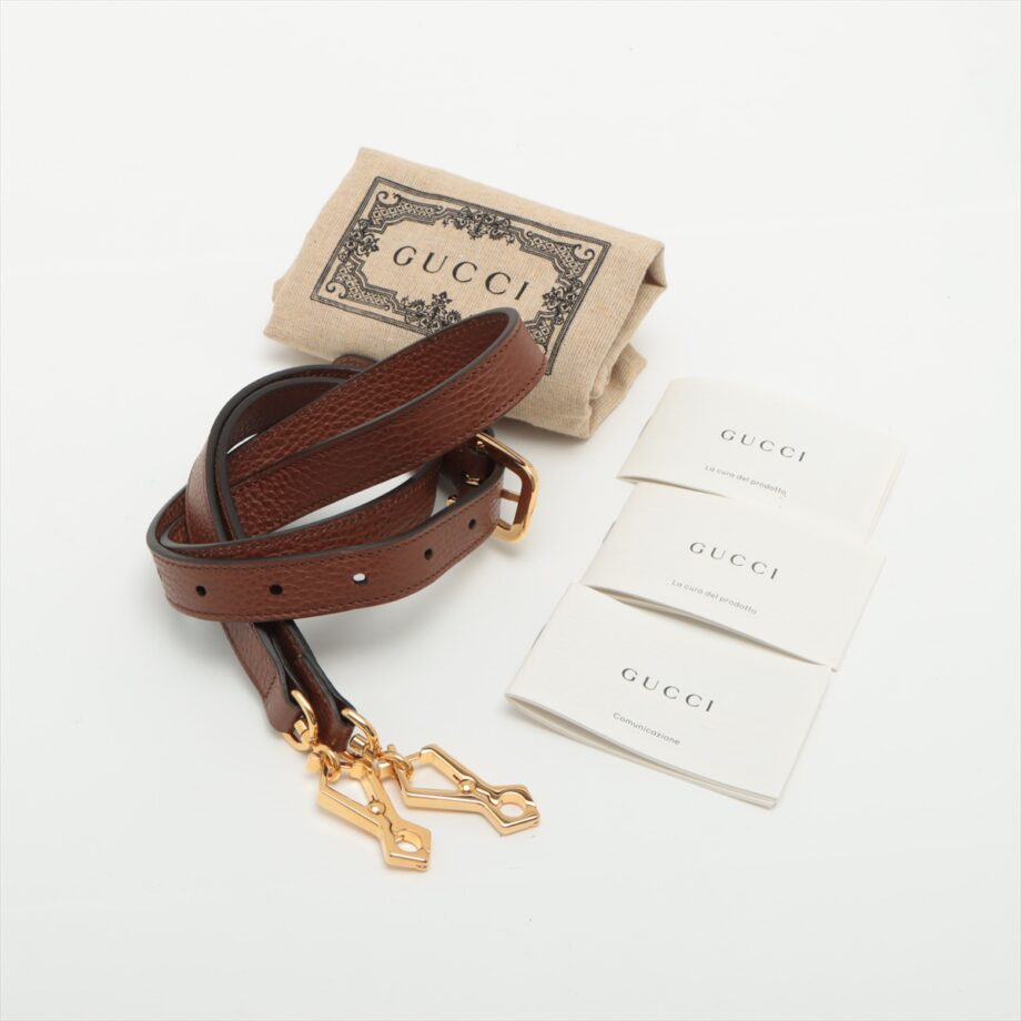 Gucci HOSE BIT 1955 Canvas & leather Shoulder bag Brown 6585746