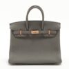 Hermes Birkin 25 Togo Etain Pink gold hardware Z 20211