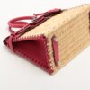 Hermes Birkin 25 picnics Swift x raffia Framboise Silver Metal fittings Z 2021 4