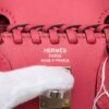 Hermes Birkin 25 picnics Swift x raffia Framboise Silver Metal fittings Z 2021 8