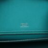 Hermes Birkin 30 Gillies Taurillon Clemence × Veau Swift Turquoise Silver Metal fittings T20156