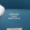 Hermès Birkins Serie Rainbow 35 Veau Epsom Apricot x blue agate x magnolia x rouge casak Silver Metal fittings Z 20216