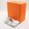 Hermès Birkins Serie Rainbow 35 Veau Epsom Apricot x blue agate x magnolia x rouge casak Silver Metal fittings Z 20217