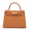 Hermes Kelly 28 Veau Epsom gold Gold Metal fittings B 20231