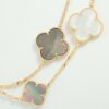 Van Cleef & Arpels Magic Alhambra 16P shells Onyx Necklace 7502