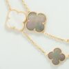 Van Cleef & Arpels Magic Alhambra 16P shells Onyx Necklace 7503