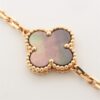 Van Cleef & Arpels Magic Alhambra 6P shells Onyx Necklace 7507