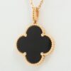 Van Cleef & Arpels Magic Alhambra Onyx Necklace 750(YG) 16.0g1