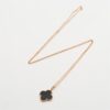 Van Cleef & Arpels Magic Alhambra Onyx Necklace 750(YG) 16.0g5