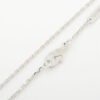 Van Cleef & Arpels Vintage Alhambra diamond Sable Necklace 750(WG) 7.1g3