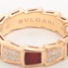 Bvlgari Serpenti Viper Carnelian diamond rings 750(PG) 6.4g 523